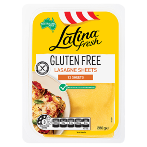 Gluten Free Lasagne Sheets 280g