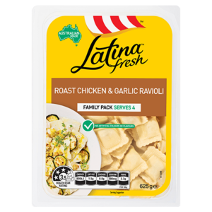 Roast Chicken & Garlic Ravioli 625g