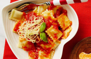Kids Beef & Vegetable Mini Ravioli With Tomato Sauce