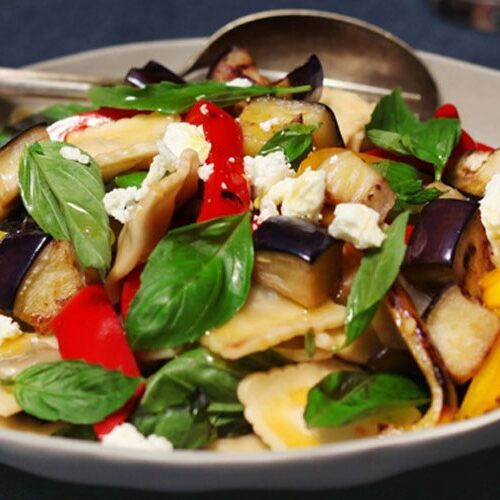 Capsicum & Eggplant Beef Ravioli