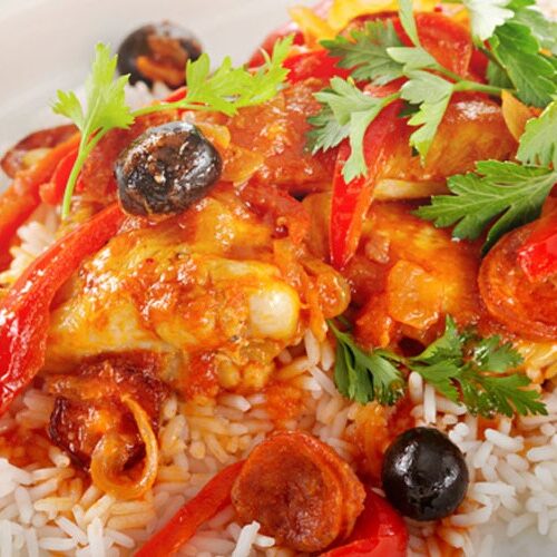 Chicken & Chorizo in Italian Tomato & Garlic Sauce