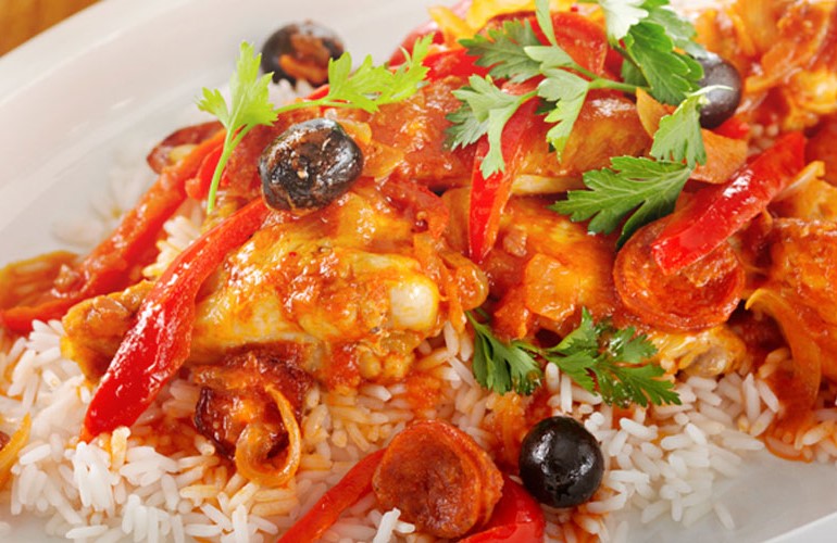 Chicken & Chorizo in Italian Tomato & Garlic Sauce