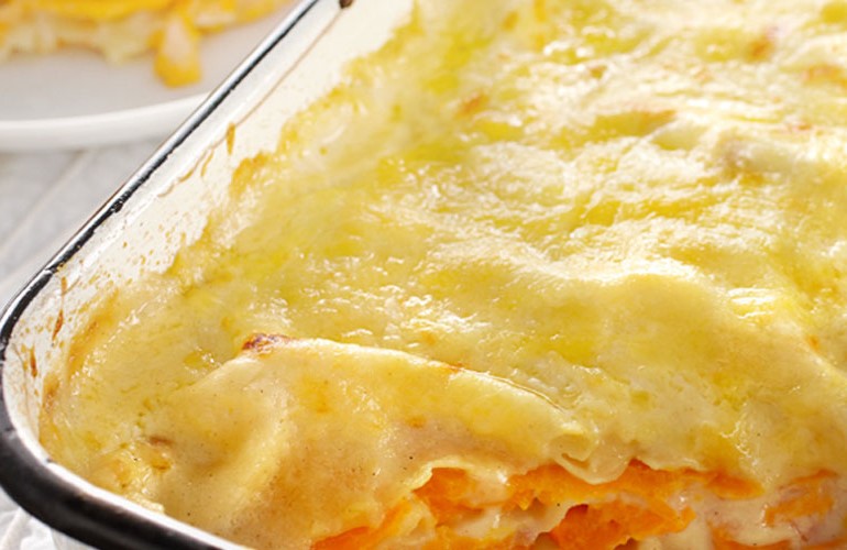 Creamy Pumpkin Lasagne