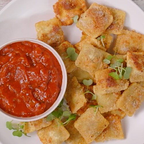 Fried Ravioli with Dipping Sauce
