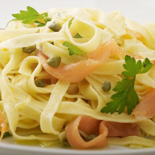 Smoked Salmon & Ricotta Fettuccine